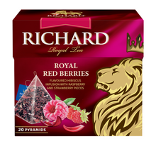 Загрузить изображение в Галерею, Чай Richard &quot;Royal Red Berries&quot; фруктово-травяной 20 пирамидок