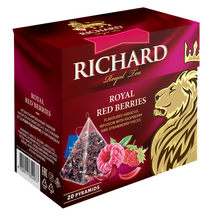 Загрузить изображение в Галерею, Чай Richard &quot;Royal Red Berries&quot; фруктово-травяной 20 пирамидок