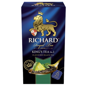 Чай Richard "King's Tea №1" чёрный чай ароматизированный 25 сашет