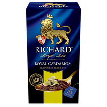 Загрузить изображение в Галерею, Чай Richard &quot;Royal Cardamom&quot; черный ароматизированный 25 сашет