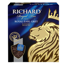 Загрузить изображение в Галерею, Чай Richard &quot;Royal Earl Grey&quot; черный ароматизированный 100 пакетиков