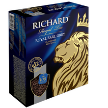 Загрузить изображение в Галерею, Чай Richard &quot;Royal Earl Grey&quot; черный ароматизированный 100 пакетиков