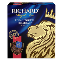 Загрузить изображение в Галерею, Чай Richard &quot;Royal English Вreakfast&quot; черный 100 пакетиков