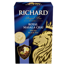 Загрузить изображение в Галерею, Чай Richard &quot;Royal Masala Chai&quot; черный ароматизированный 90г