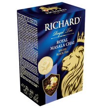 Загрузить изображение в Галерею, Чай Richard &quot;Royal Masala Chai&quot; черный ароматизированный 90г