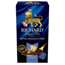 Загрузить изображение в Галерею, Чай Richard &quot;Royal Masala Chai&quot; черный ароматизированный 25 сашет