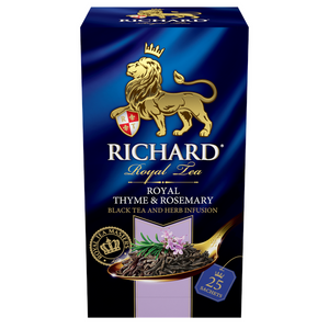 Чай Richard "Royal Thyme & Rosemary" черный ароматизированный 25 сашет