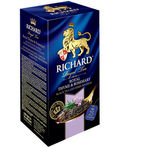 Чай Richard "Royal Thyme & Rosemary" черный ароматизированный 25 сашет