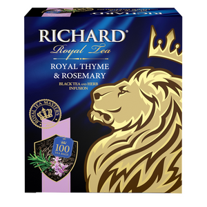 Чай Richard "Royal Thyme & Rosemary" черный ароматизированный 100 пакетиков